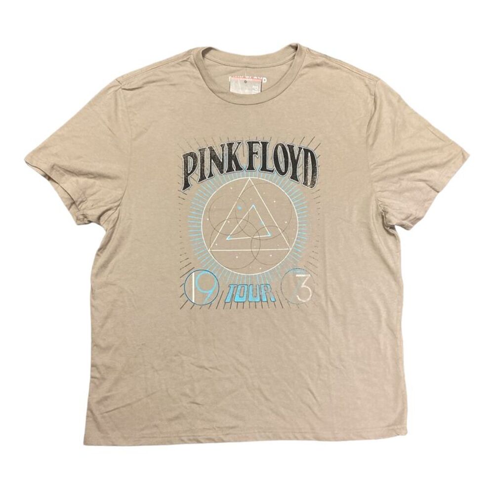 Steeple Grey/Pink Floyd - Official Merchandise Men's Soft Short Sleeve Band Logo